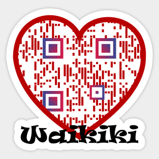 QR Code Lovin' from LOVE Waikiki Sticker